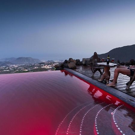 Historic Canarian House, Private Heated Infinity Pool, Bbq, Wifi + Panoramic Ocean Views Arona  Bagian luar foto