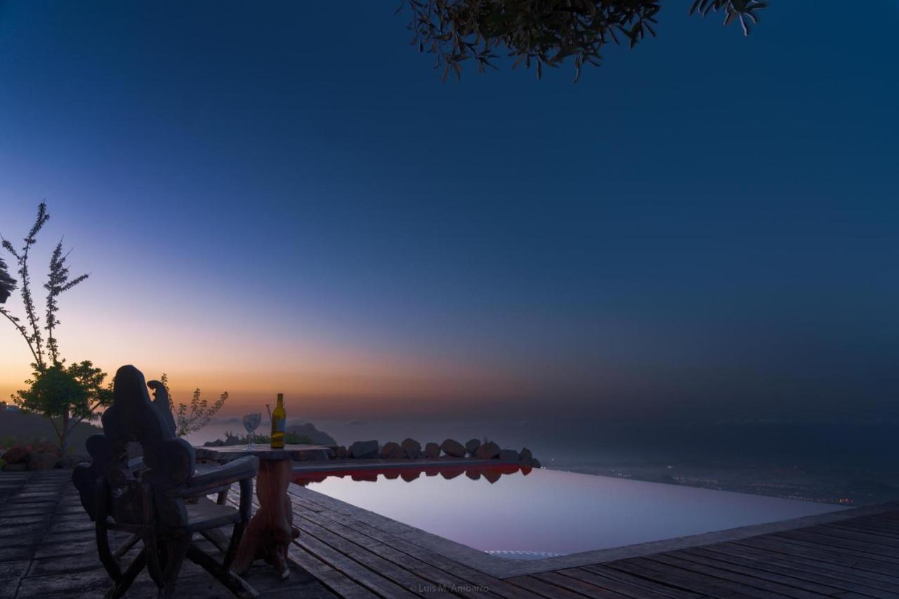 Historic Canarian House, Private Heated Infinity Pool, Bbq, Wifi + Panoramic Ocean Views Arona  Bagian luar foto